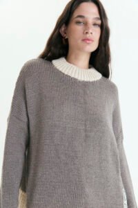SWEATER GANESH COMBINADO  LARGO - Imagen 5
