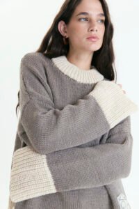 SWEATER GANESH COMBINADO  LARGO - Imagen 4
